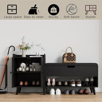 ZOPEND Entryway Shoe Bench