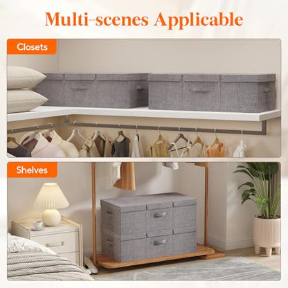 Under Bed Storage Containers Clothes Shoes Blankets Storage Organizer Drawer Bin with Lids