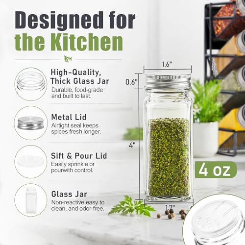 Magnetic Spice Storage Rack Organizer Fridge Kitchen Shelf