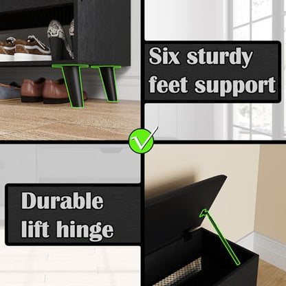 ZOPEND Entryway Shoe Bench