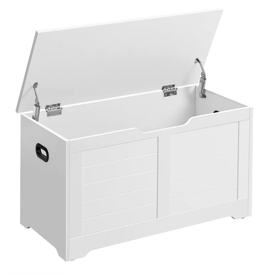 VASAGLE Storage Chest, Storage Trunk with 2 Safety Hinges, Storage Bench
