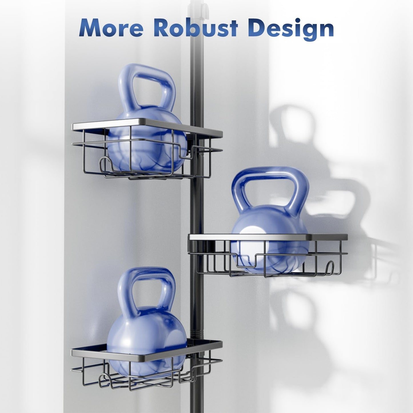 Vatex Corner Shower Caddy Tension Pole