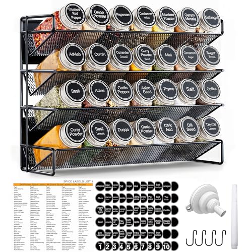 Magnetic Spice Storage Rack Organizer Fridge Kitchen Shelf