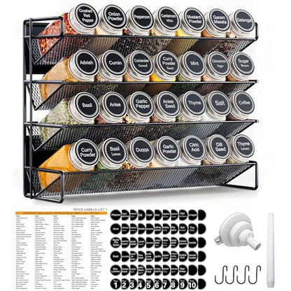 Magnetic Spice Storage Rack Organizer Fridge Kitchen Shelf