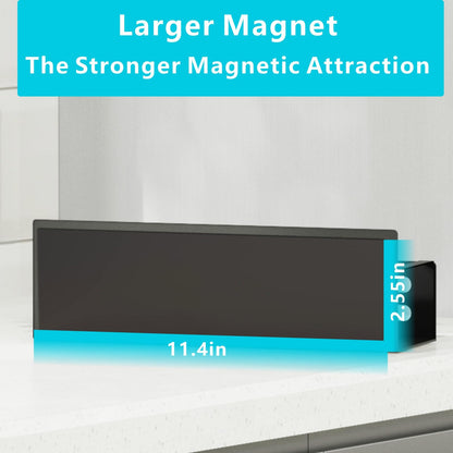 Magnetic Spice Rack for Refrigerator Metal Fridge Organizer Shelf