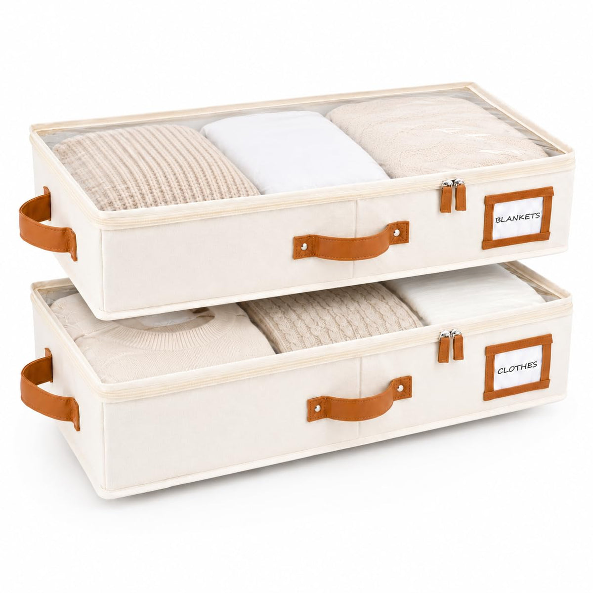 Under Bed Storage Box Drawer Organizer Large Clothes Blanket Shoes Storage Container with Lid Dark Gray
