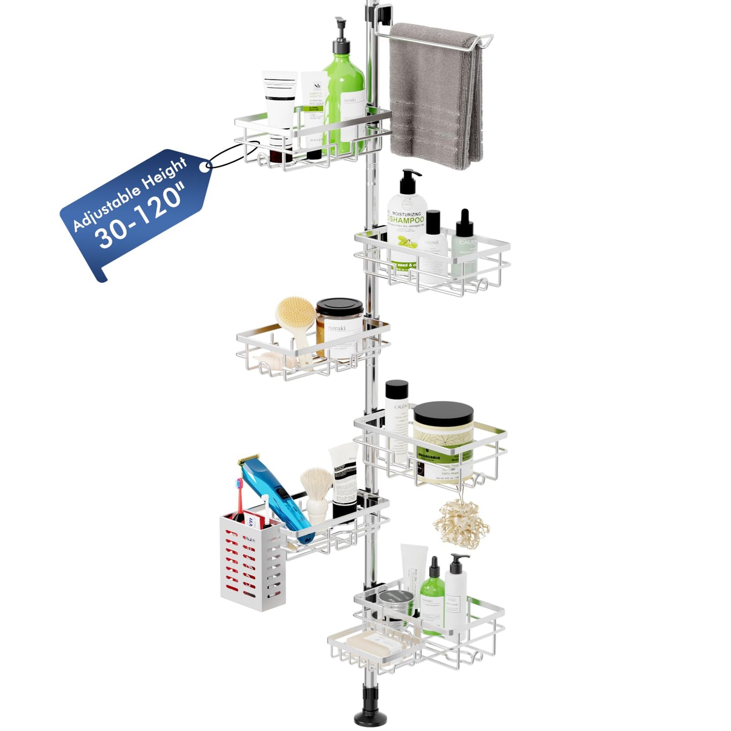 Vatex Corner Shower Caddy Tension Pole