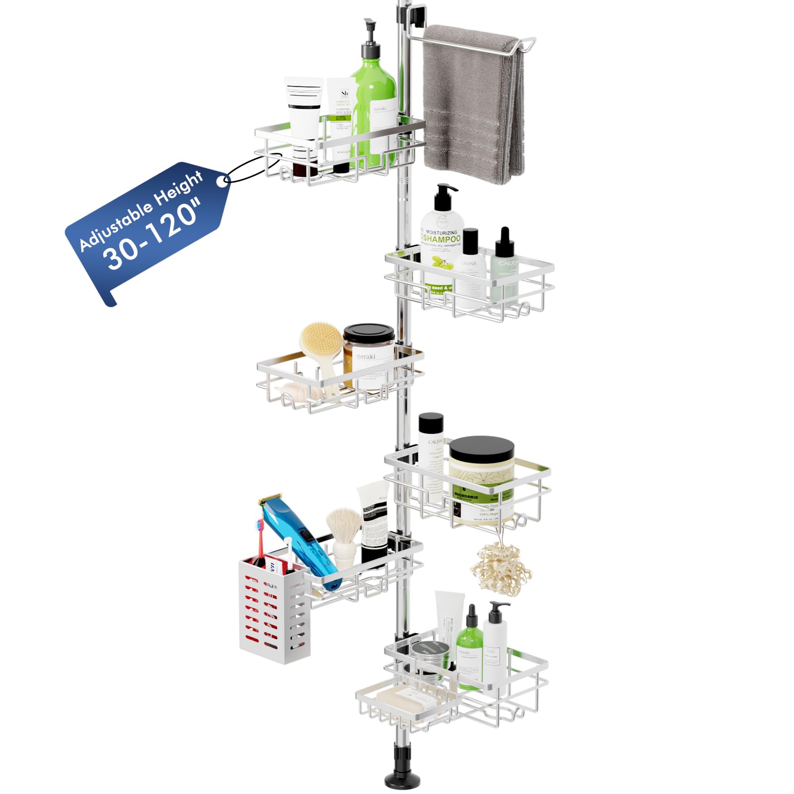 Vatex Corner Shower Caddy Tension Pole