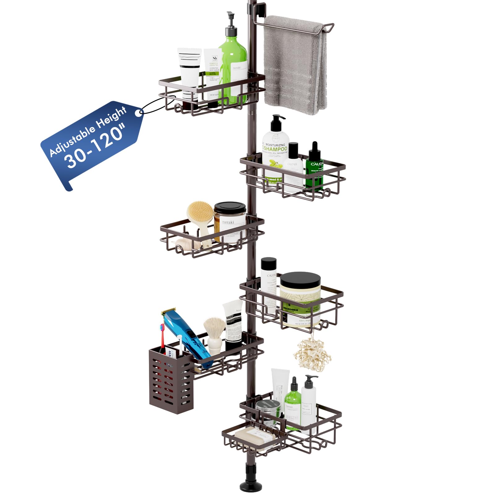 Vatex Corner Shower Caddy Tension Pole