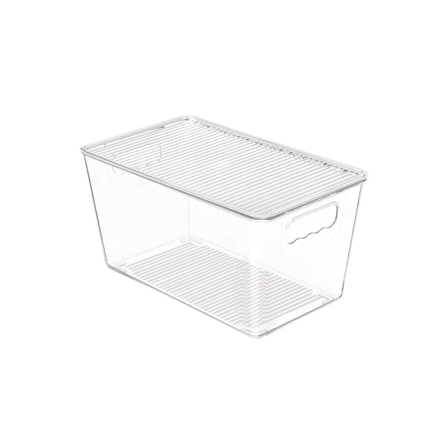 Stackable Storage Bins with Lids