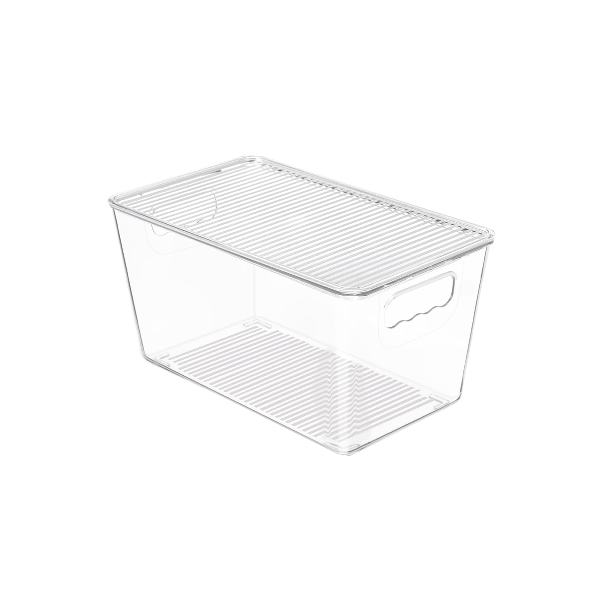 Stackable Storage Bins with Lids