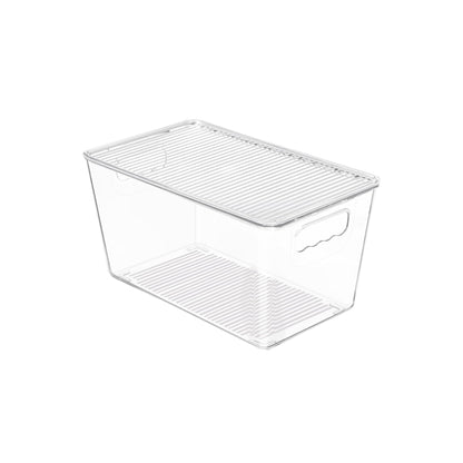 Stackable Storage Bins with Lids