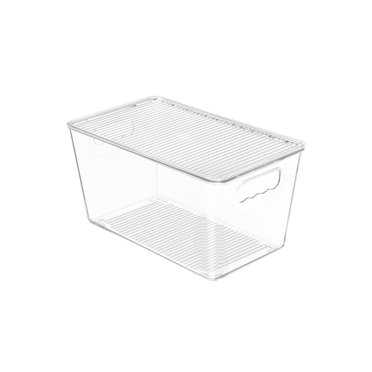 Stackable Storage Bins with Lids