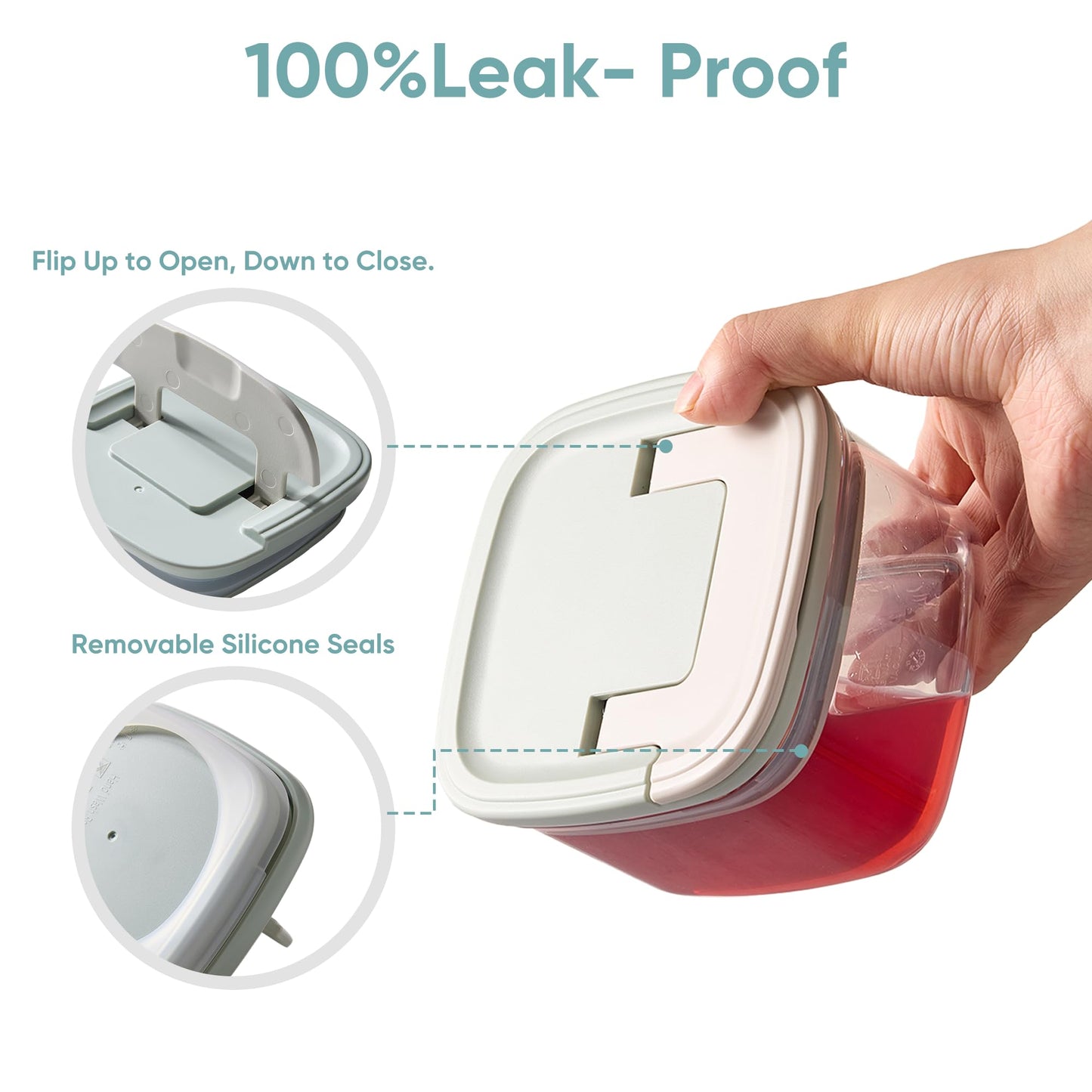 Airtight Food Storage Containers Set, 20-Piece, BPA-Free, Leakproof, Stackable Kitchen Storage