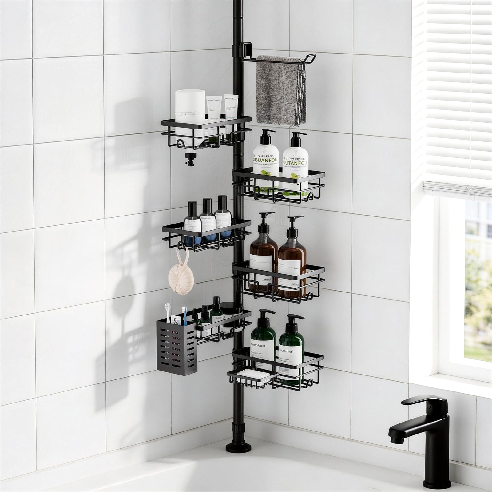 Vatex Corner Shower Caddy Tension Pole