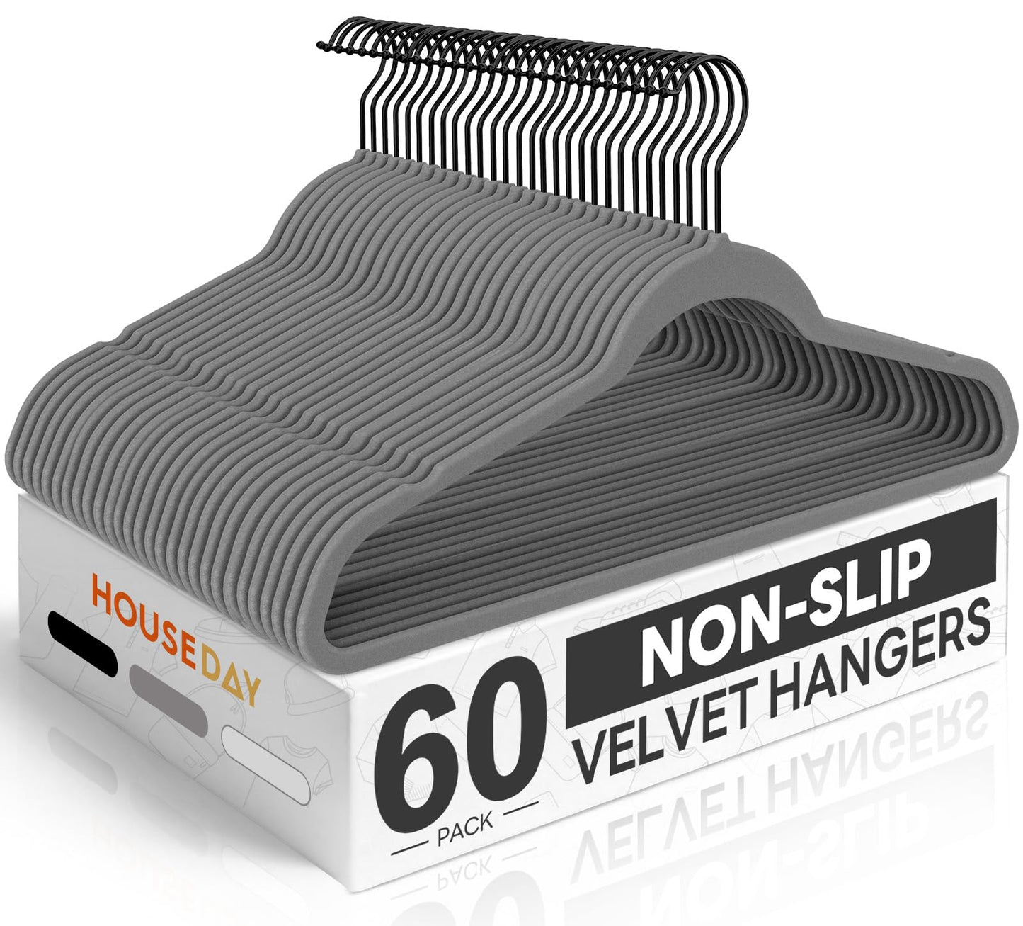 Velvet Hangers Non Slip Ultra Thin Space Saving Clothes Hangers Heavy Duty Closet Organizer Suit Shirt Jacket Hangers