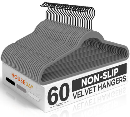 Velvet Hangers Non Slip Ultra Thin Space Saving Clothes Hangers Heavy Duty Closet Organizer Suit Shirt Jacket Hangers