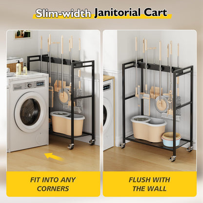 BORISI Broom and Mop Holder