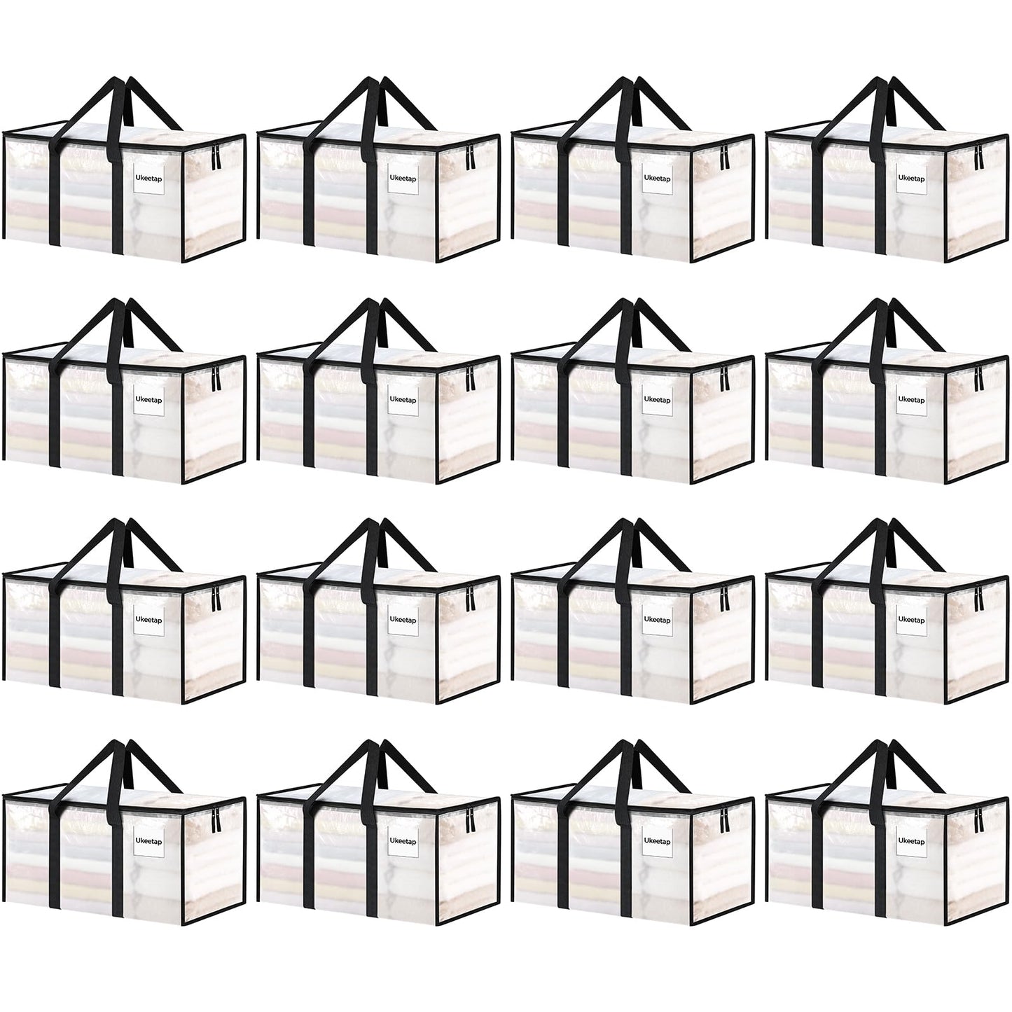Extra Large Heavy Duty Moving Bags Storage Bags with Lids Storage Organizer Containers