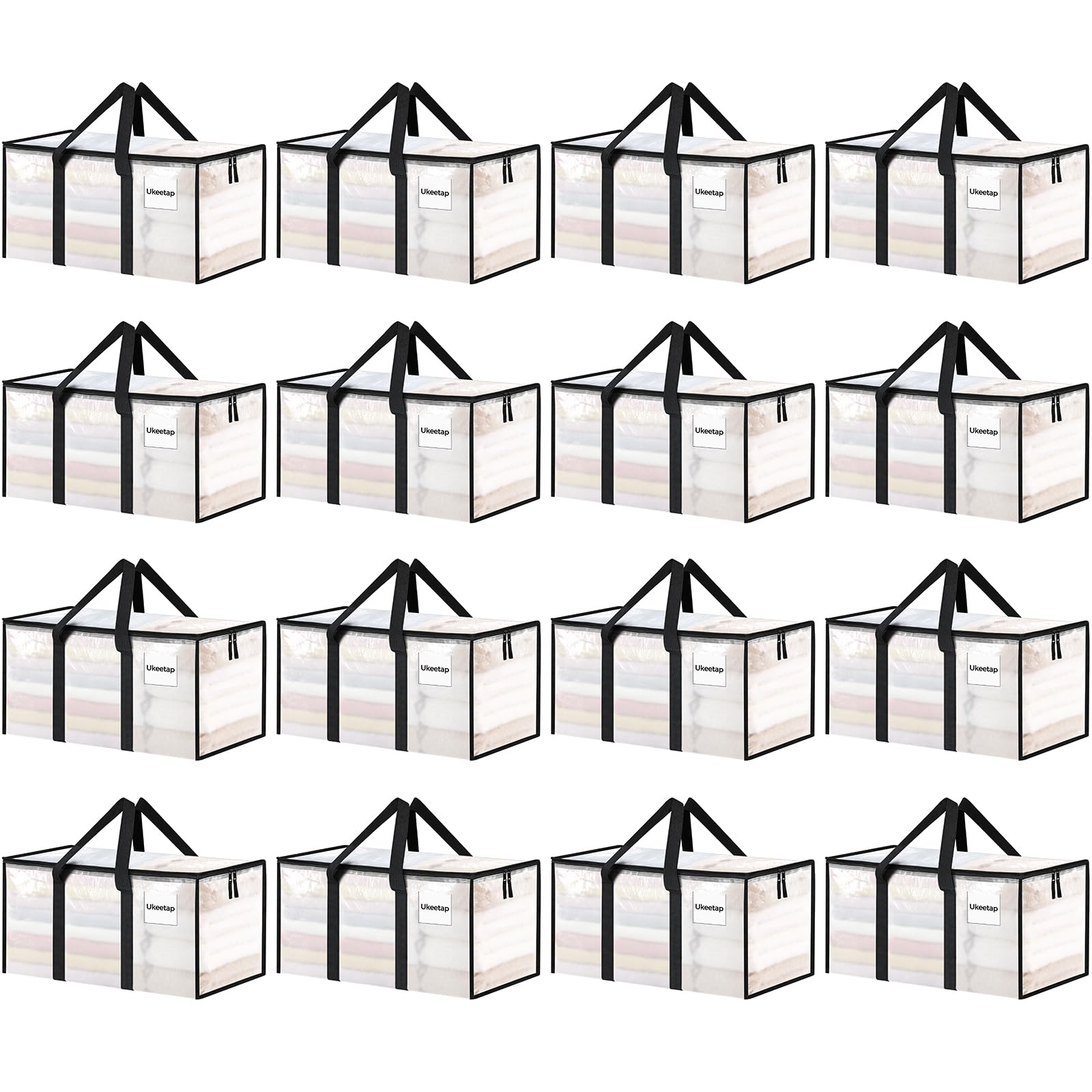 Extra Large Heavy Duty Moving Bags Storage Bags with Lids Storage Organizer Containers