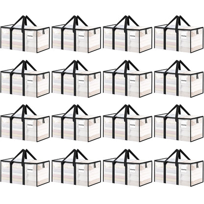 Extra Large Heavy Duty Moving Bags Storage Bags with Lids Storage Organizer Containers