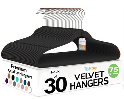 Velvet Hangers Ultra Thin Non Slip Space Saving Clothes Hangers Heavy Duty 360 Swivel Hook Closet Organizer