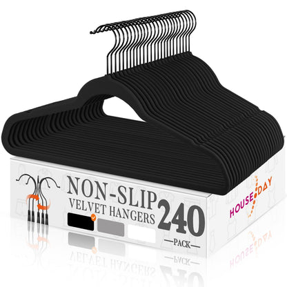 Velvet Hangers Non Slip Ultra Thin Space Saving Clothes Hangers Heavy Duty Closet Organizer Suit Shirt Jacket Hangers