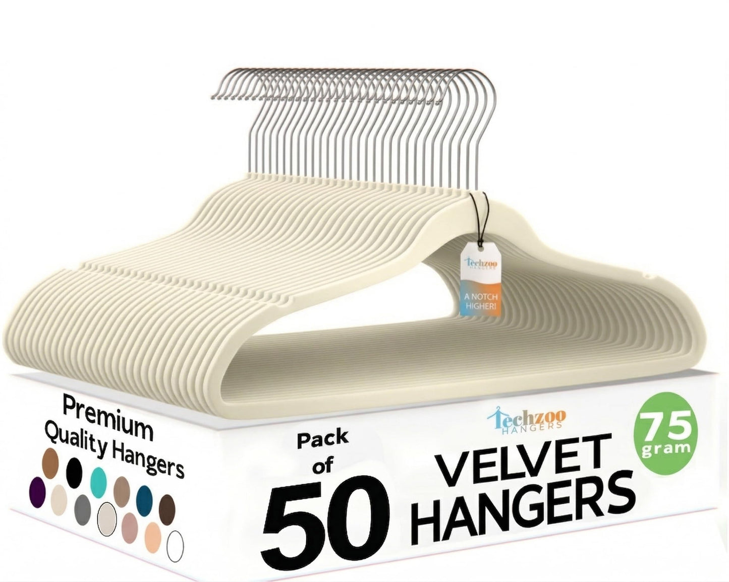 Velvet Hangers Ultra Thin Non Slip Space Saving Clothes Hangers Heavy Duty 360 Swivel Hook Closet Organizer