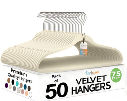 Velvet Hangers Ultra Thin Non Slip Space Saving Clothes Hangers Heavy Duty 360 Swivel Hook Closet Organizer