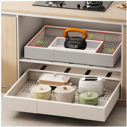 Pull Out Cabinet Organizer Slide Out Drawer Kitchen Cabinet Storage Rack