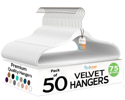 Velvet Hangers Ultra Thin Non Slip Space Saving Clothes Hangers Heavy Duty 360 Swivel Hook Closet Organizer