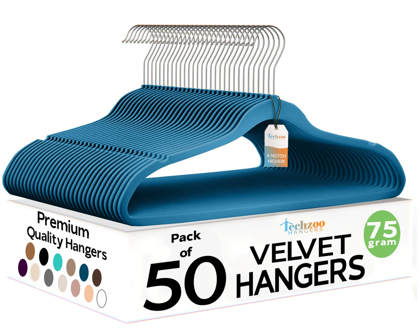 Velvet Hangers Ultra Thin Non Slip Space Saving Clothes Hangers Heavy Duty 360 Swivel Hook Closet Organizer