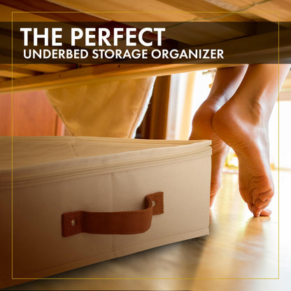 Under Bed Storage Box Drawer Organizer Large Clothes Blanket Shoes Storage Container with Lid Dark Gray