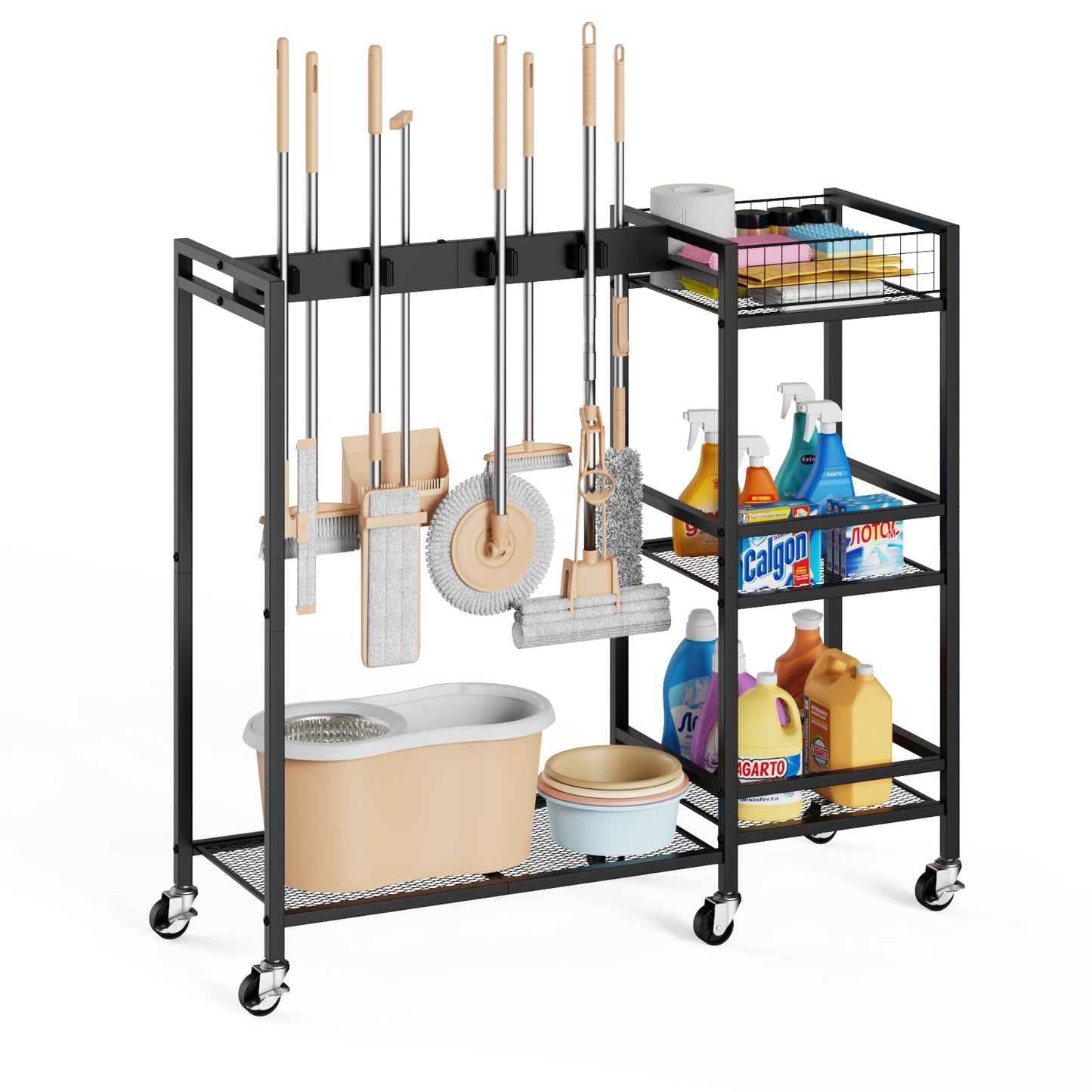 BORISI Broom and Mop Holder