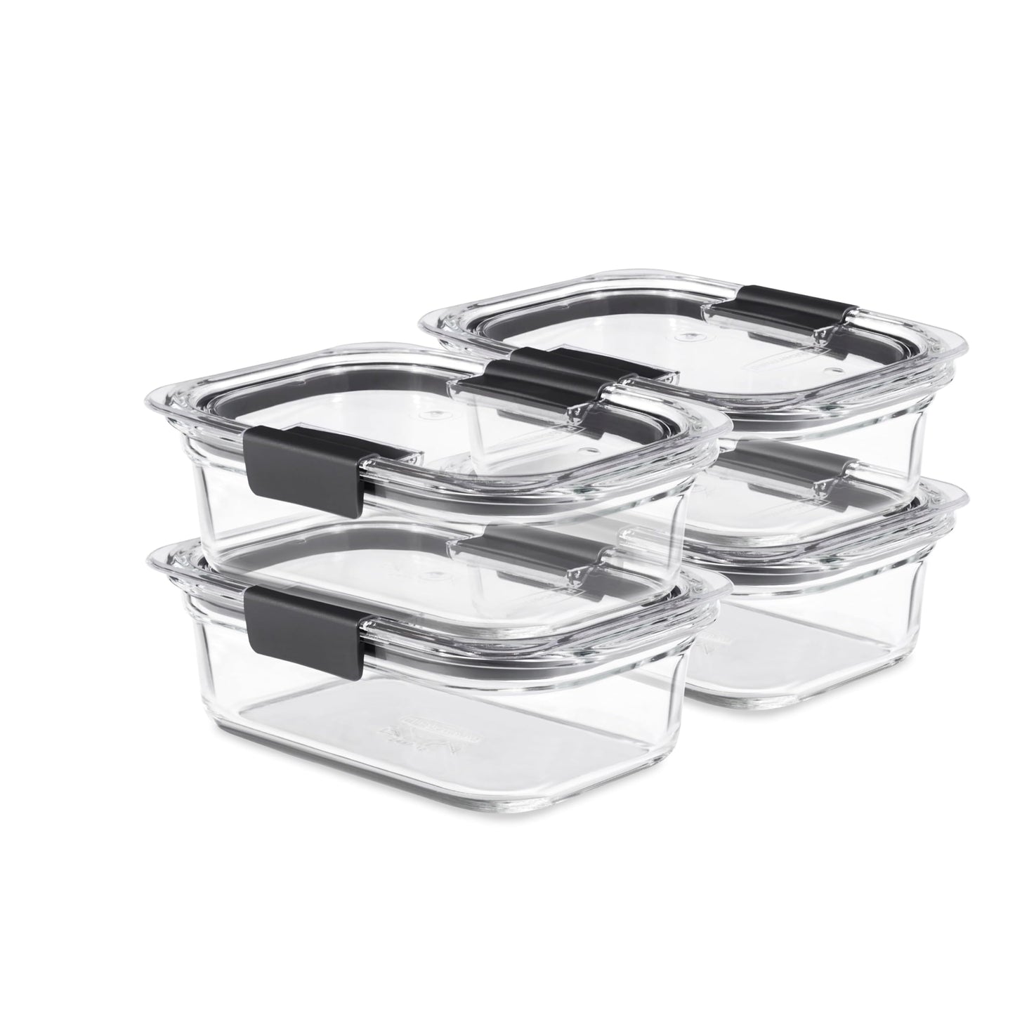 Glass Food Storage Containers Set of 9, Leak-Proof, BPA-Free, Clear