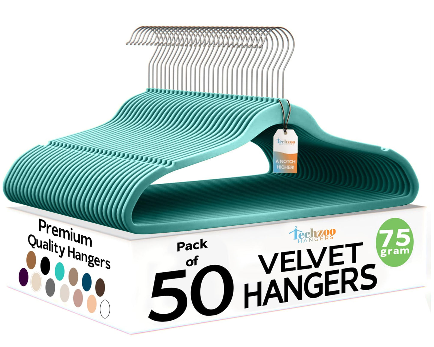 Velvet Hangers Ultra Thin Non Slip Space Saving Clothes Hangers Heavy Duty 360 Swivel Hook Closet Organizer