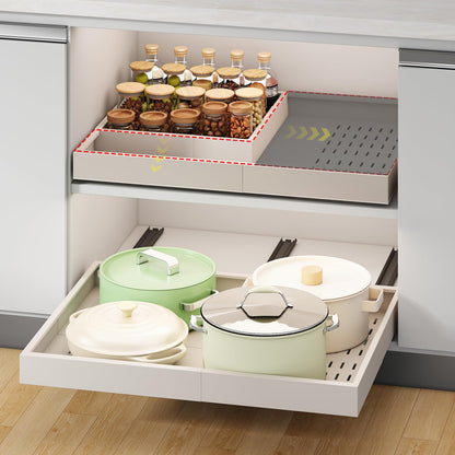 Pull Out Cabinet Organizer Slide Out Drawer Kitchen Cabinet Storage Rack