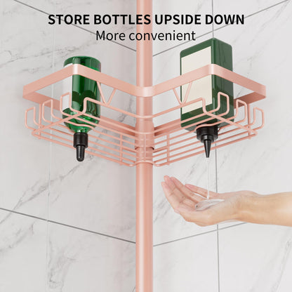 DAOYA Corner Shower Caddy Tension Pole
