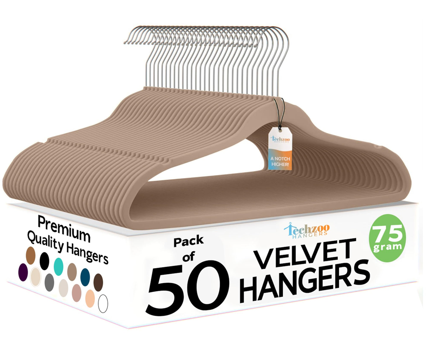 Velvet Hangers Ultra Thin Non Slip Space Saving Clothes Hangers Heavy Duty 360 Swivel Hook Closet Organizer