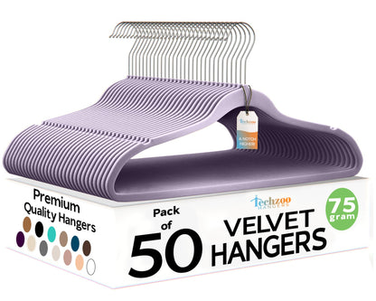 Velvet Hangers Ultra Thin Non Slip Space Saving Clothes Hangers Heavy Duty 360 Swivel Hook Closet Organizer