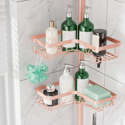 DAOYA Corner Shower Caddy Tension Pole