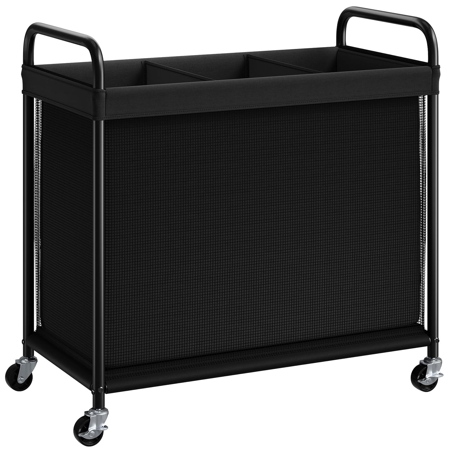 Rolling Laundry Hamper with Wheels Removable Liner Bag Laundry Sorter Clothes Hamper Cart Bedroom Bathroom Dorm Storage Organizer