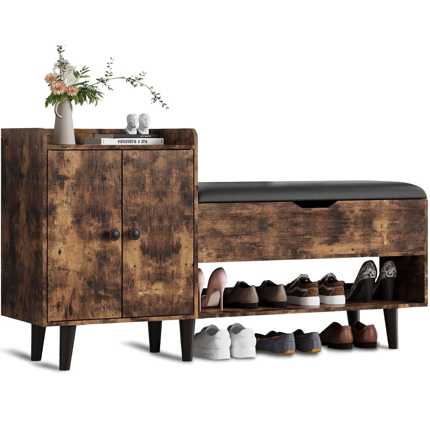 ZOPEND Entryway Shoe Bench