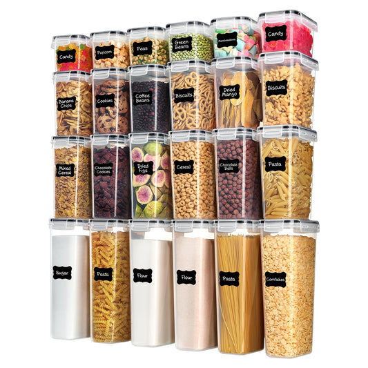 Airtight Food Storage Containers Set with Lids, BPA-Free