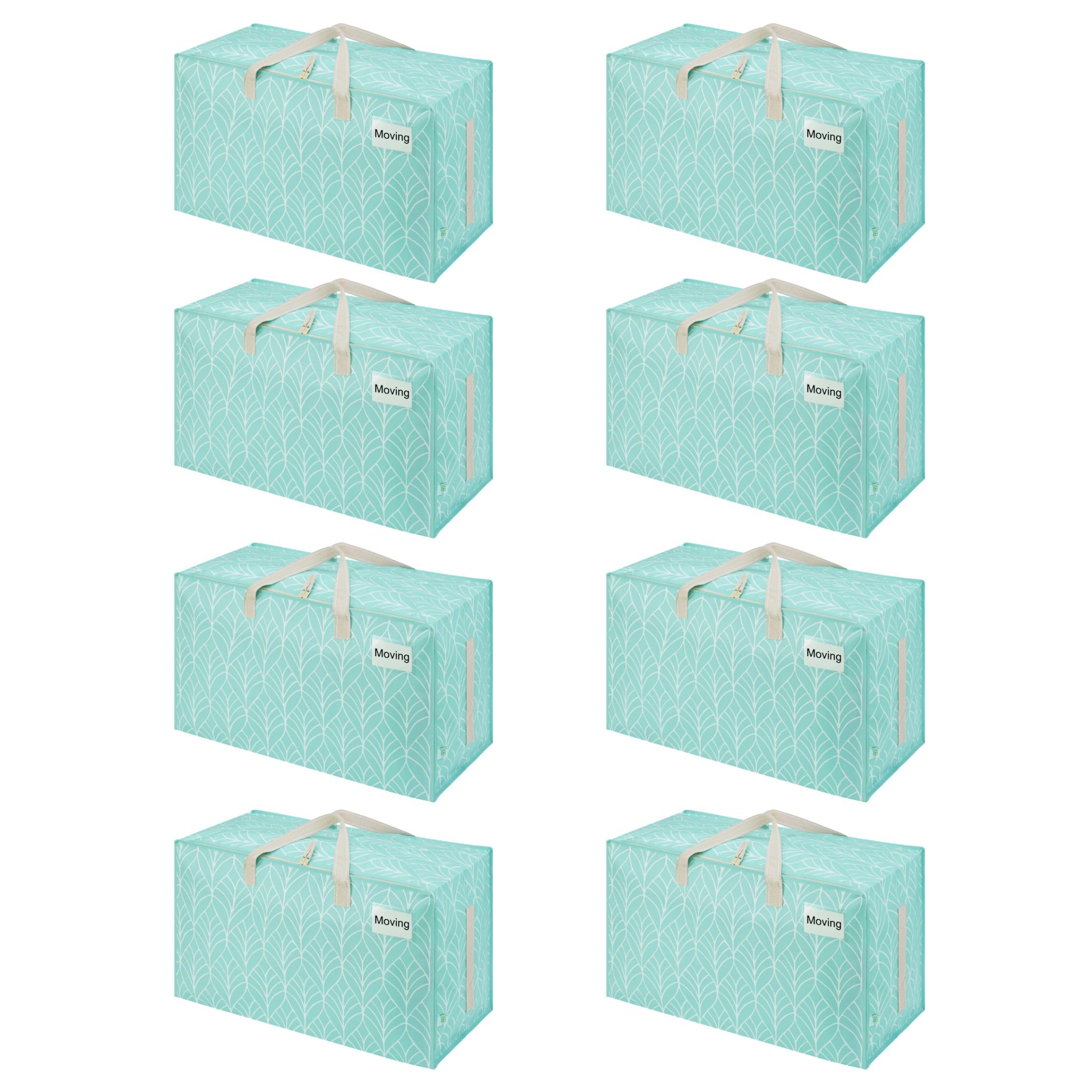 Heavy Duty Oversized Storage Bag Moving Travel Camping Dorm Storage Tote Organizer Reusable Packing Bag