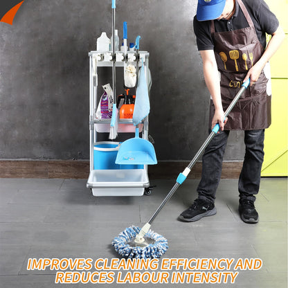 Rolling Cleaning Cart Organization Cleaning Supplies Storage Cart Multi Shelf Utility Cart