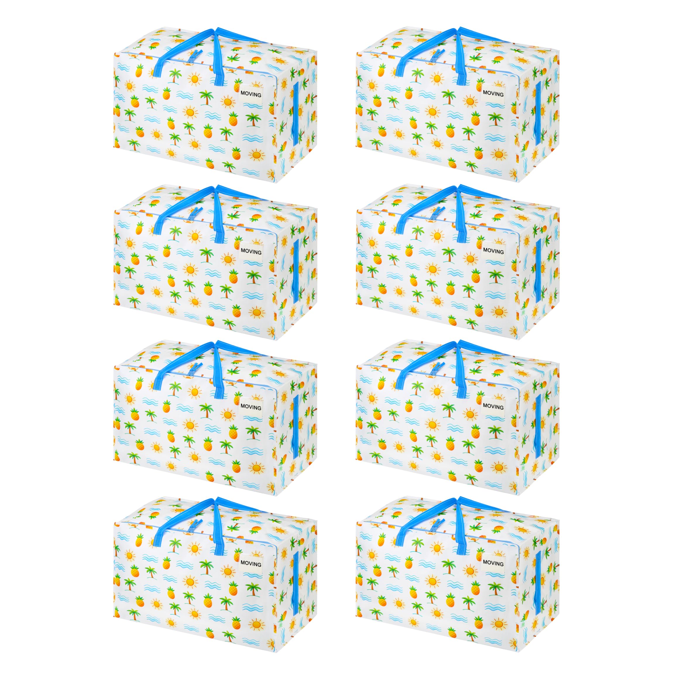 Heavy Duty Oversized Storage Bag Moving Travel Camping Dorm Storage Tote Organizer Reusable Packing Bag