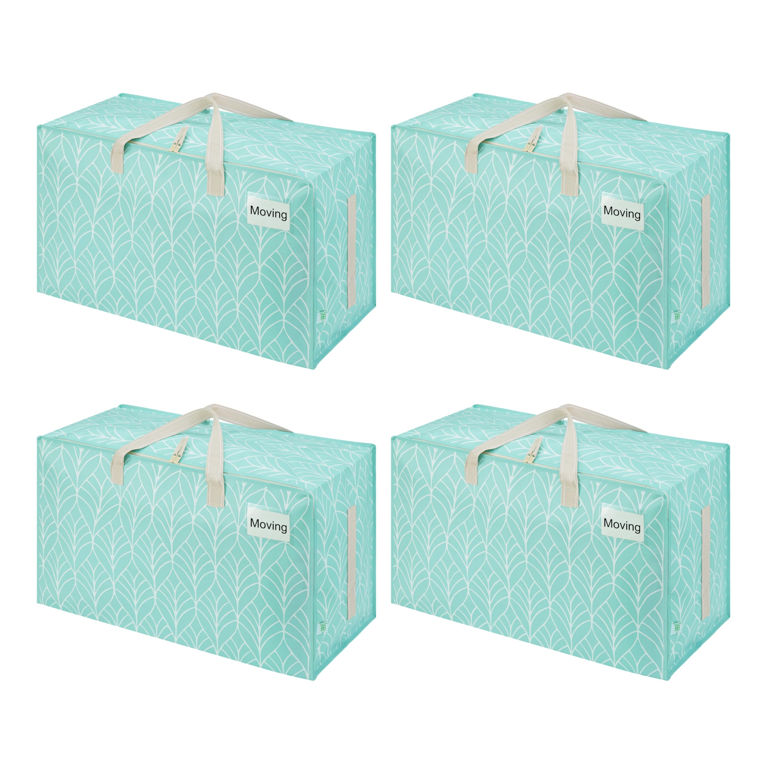 Heavy Duty Oversized Storage Bag Moving Travel Camping Dorm Storage Tote Organizer Reusable Packing Bag