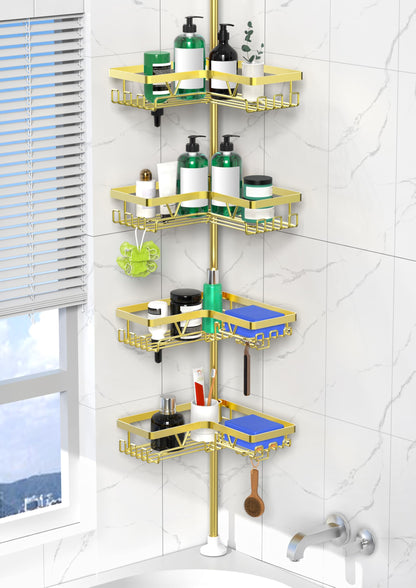 DAOYA Corner Shower Caddy Tension Pole