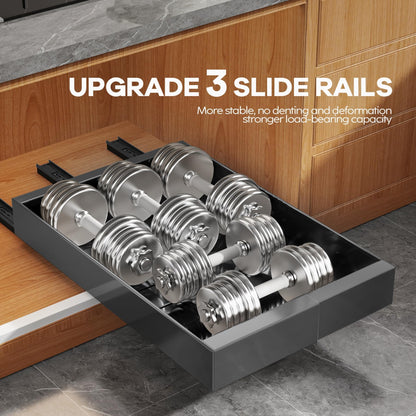 Pull Out Cabinet Organizer Slide Out Drawer Kitchen Cabinet Storage Rack Upgrade Rails System